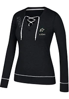 Adidas Dallas Stars Womens Black CCM Well Matched LS Tee