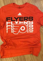 Adidas Philadelphia Flyers Orange Repeater Short Sleeve T Shirt