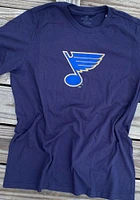 Adidas St Louis Blues Navy Blue Primary Position Short Sleeve T Shirt