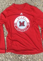 Adidas Miami RedHawks Red Creator Face Off Long Sleeve T-Shirt