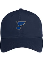 Adidas St Louis Blues Secondary Slouch Adjustable Hat - Navy Blue