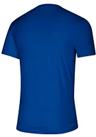 Adidas Kansas Jayhawks Blue Locker Room Wordmark Creator Short Sleeve T Shirt