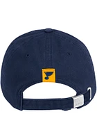 Adidas St Louis Blues Navy Blue Dad Hat Slouch Womens Adjustable Hat