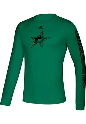 Adidas Dallas Stars Kelly Green Closing The Gap Long Sleeve T-Shirt