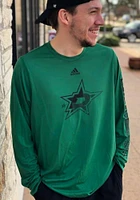 Adidas Dallas Stars Kelly Green Closing The Gap Long Sleeve T-Shirt