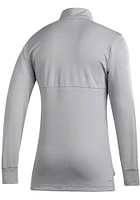 Adidas Dallas Stars Mens Grey Left Wing Long Sleeve Qtr Zip Pullover