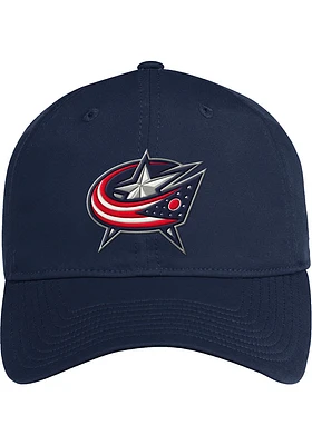 Adidas Columbus Blue Jackets Coach Slouch Adjustable Hat - Navy Blue