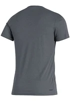 Adidas Kansas Jayhawks Grey Highend Deadstock Blended Short Sleeve Fashion T Shirt