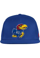 Adidas Kansas Jayhawks Mens Blue 2021 On-Field Baseball Classic Fitted Hat