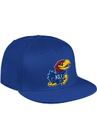 Adidas Kansas Jayhawks Mens Blue 2021 On-Field Baseball Classic Fitted Hat