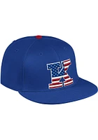 Adidas Kansas Jayhawks Mens Blue 2021 On-Field Baseball Fitted Hat