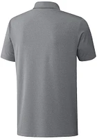 Adidas St Louis Blues Mens Grey ULT 365 Heather Short Sleeve Polo