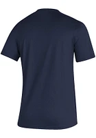 Adidas St Louis Blues Navy Blue Around the World Short Sleeve T Shirt