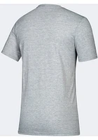 Adidas Columbus Blue Jackets Grey Rink Arch Short Sleeve T Shirt