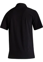 Adidas Kansas Jayhawks Mens Black Playoff Pack Short Sleeve Polo