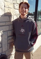 Adidas Texas A&M Aggies Mens Charcoal Sideline Pullover Hood