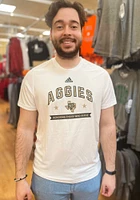 Adidas Texas A&M Aggies White Salute To Service Design Short Sleeve T Shirt