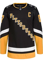 Adidas Sidney Crosby Pittsburgh Penguins Mens Black Authentic Third Hockey Jersey
