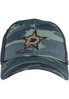 Adidas Dallas Stars Mens Green Salute to Service Structured Flex Hat