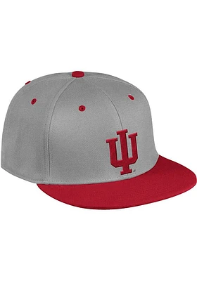 Adidas Indiana Hoosiers Mens Grey 2T On-Field Baseball Fitted Hat