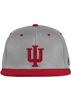Adidas Indiana Hoosiers Mens Grey 2T On-Field Baseball Fitted Hat