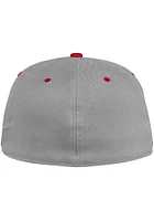 Adidas Indiana Hoosiers Mens Grey 2T On-Field Baseball Fitted Hat