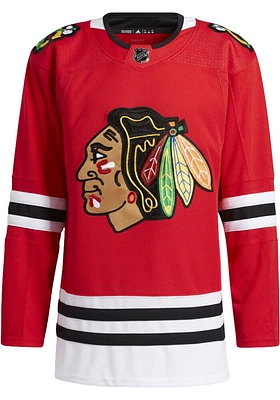 Adidas  Chicago Blackhawks Mens Red Authentic Hockey Jersey