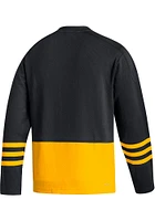 Adidas Pittsburgh Penguins Mens Black Sweater Crew Long Sleeve Fashion Sweatshirt