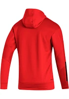Adidas Chicago Blackhawks Mens Red Training Pullover Hood