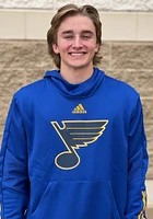 Adidas St Louis Blues Mens Blue Training Pullover Hood