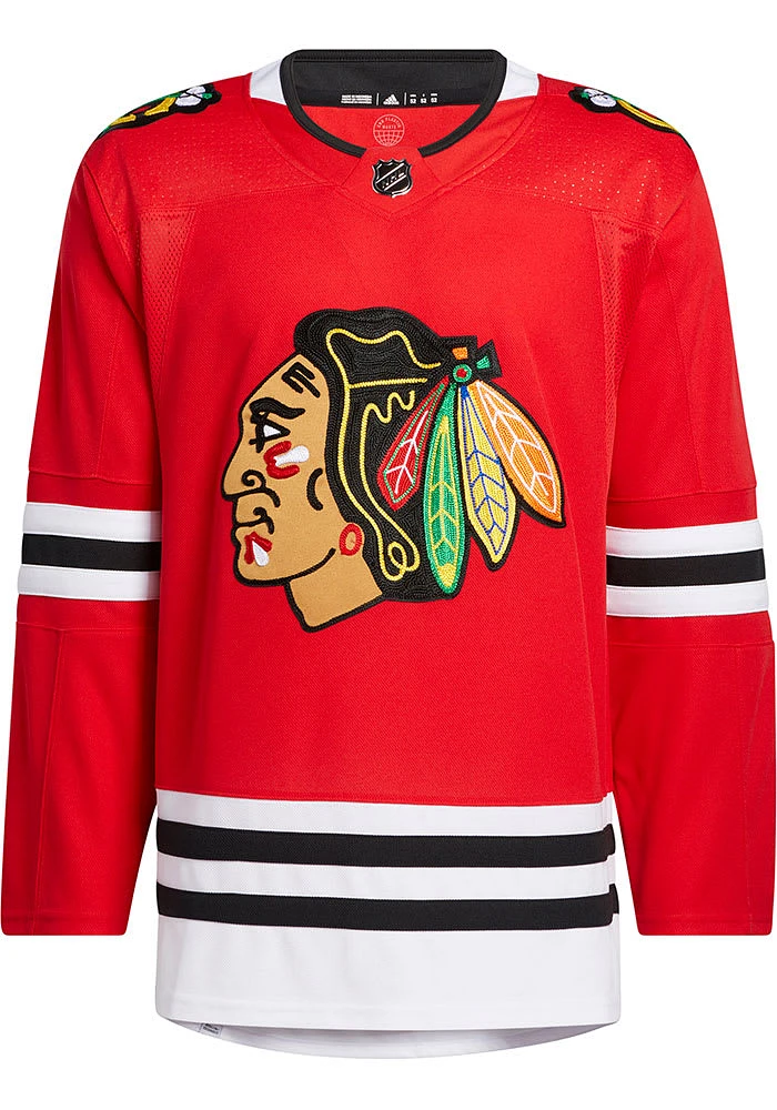 Adidas Chicago Blackhawks Mens Red Home Authentic Hockey Jersey