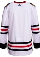 Adidas  Chicago Blackhawks Mens White Away Authentic Hockey Jersey