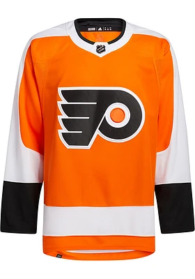 Adidas  Philadelphia Flyers Mens Orange Home Authentic Edition Hockey Jersey