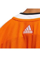 Adidas  Philadelphia Flyers Mens Orange Home Authentic Edition Hockey Jersey