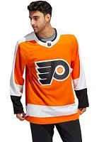 Adidas  Philadelphia Flyers Mens Orange Home Authentic Edition Hockey Jersey