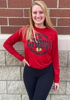 Adidas Chicago Blackhawks Red Rounded Long Sleeve T-Shirt