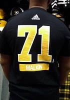 Evgeni Malkin Pittsburgh Penguins Black Name And Number Short Sleeve Player T Shirt