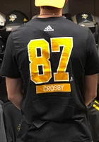Sidney Crosby Pittsburgh Penguins Black Name And Number Short Sleeve Player T Shirt