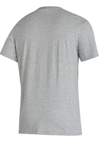 Adidas Dallas Stars Grey Block Dot Short Sleeve T Shirt