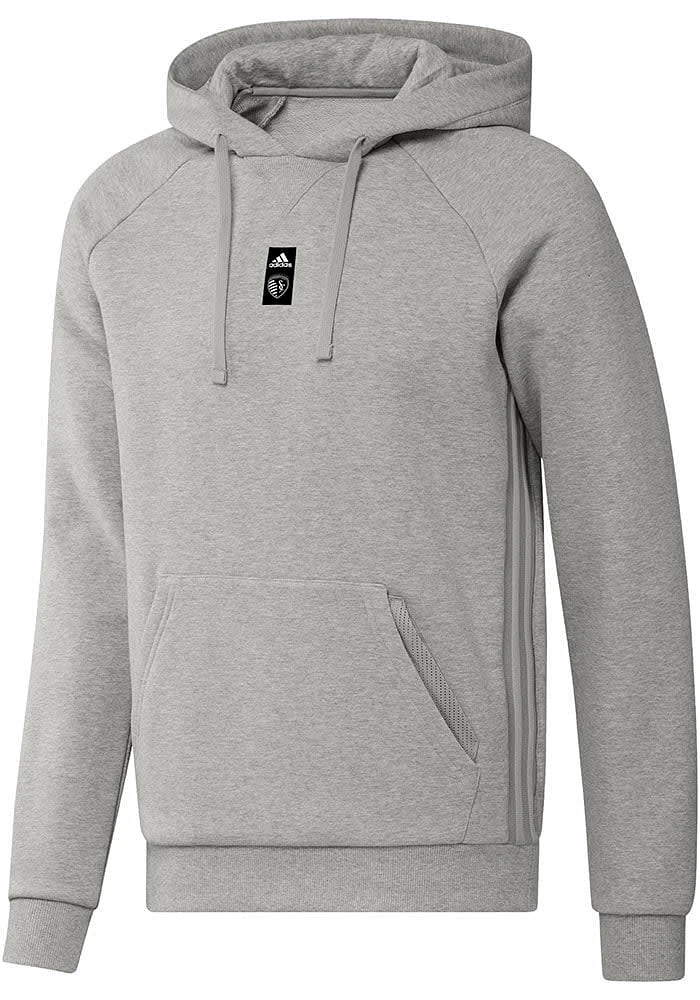 Adidas Sporting Kansas City Mens Grey Travel Hood