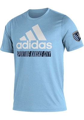 Adidas Sporting Kansas City Light Blue Creator Short Sleeve T Shirt