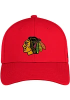 Adidas Chicago Blackhawks Mens Red Structured Flex Hat