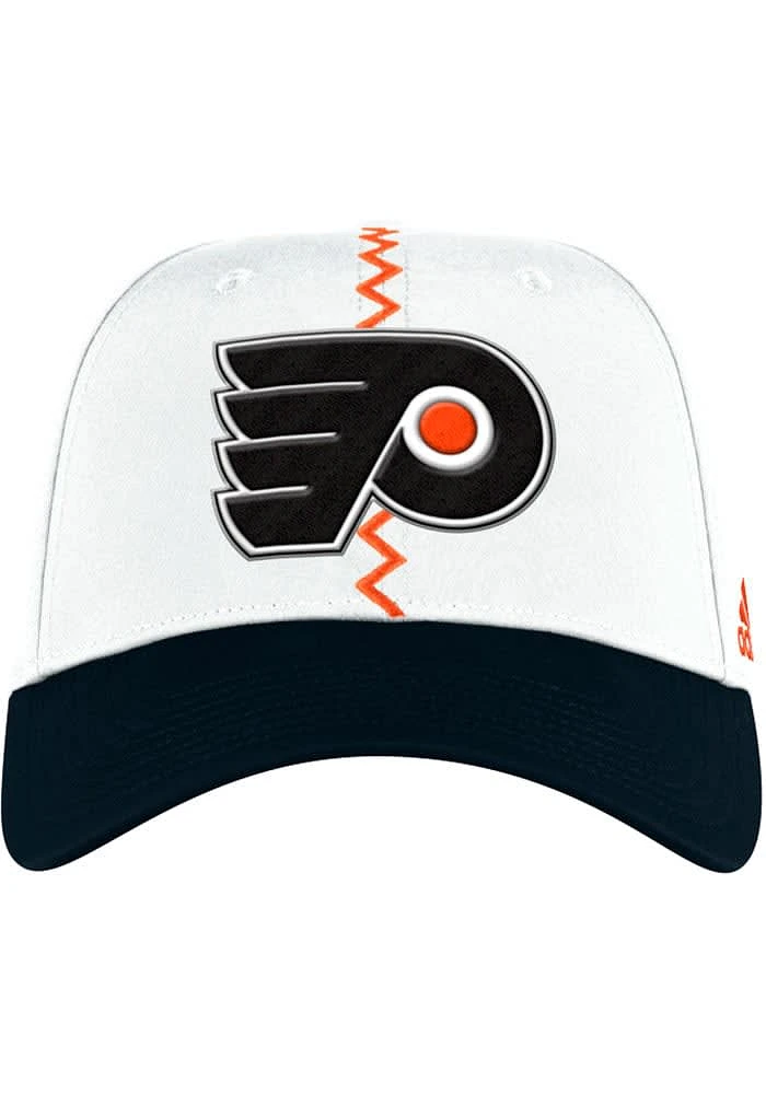 Adidas Philadelphia Flyers Mens White 2022 Reverse Retro Stretch Flex Hat