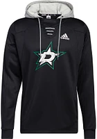 Adidas Dallas Stars Mens Black SKATELACE HOODY Hood