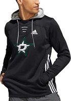 Adidas Dallas Stars Mens Black SKATELACE HOODY Hood
