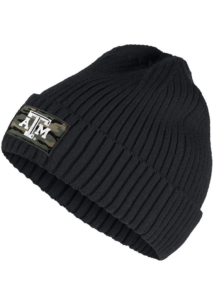 Adidas Texas A&M Aggies Black Salute to Service Cuff Mens Knit Hat