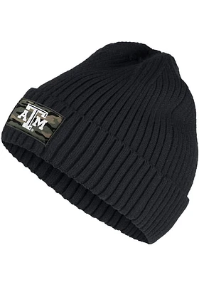 Adidas Texas A&M Aggies Black Salute to Service Cuff Mens Knit Hat