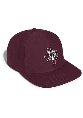 Adidas Texas A&M Aggies Maroon Flat Brin Mens Snapback Hat