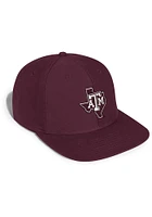 Adidas Texas A&M Aggies Maroon Flat Brin Mens Snapback Hat
