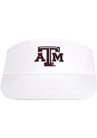 Adidas Texas A&M Aggies Mens White Coach Tall Adjustable Visor